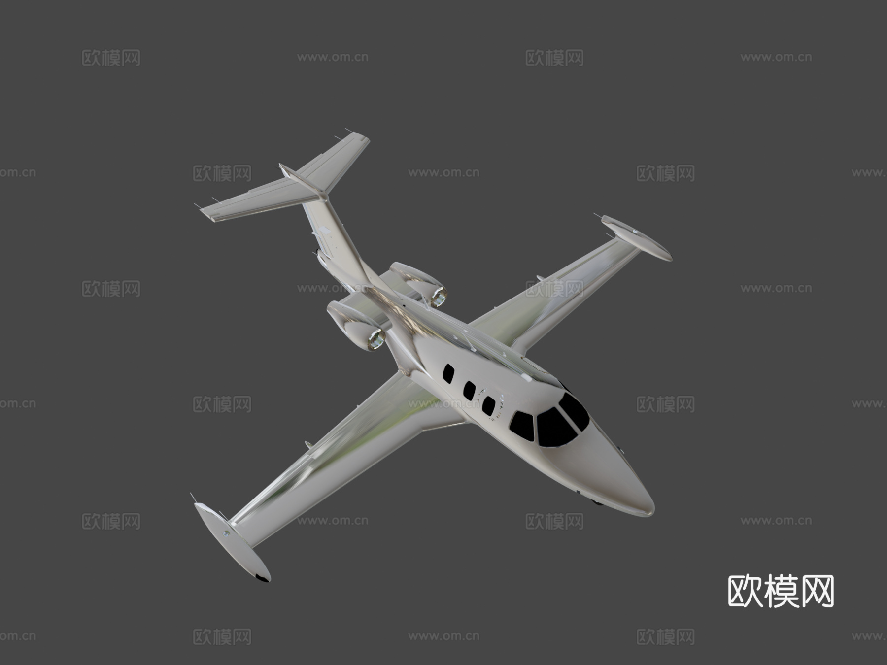 飞机3d模型下载（渲染图8）