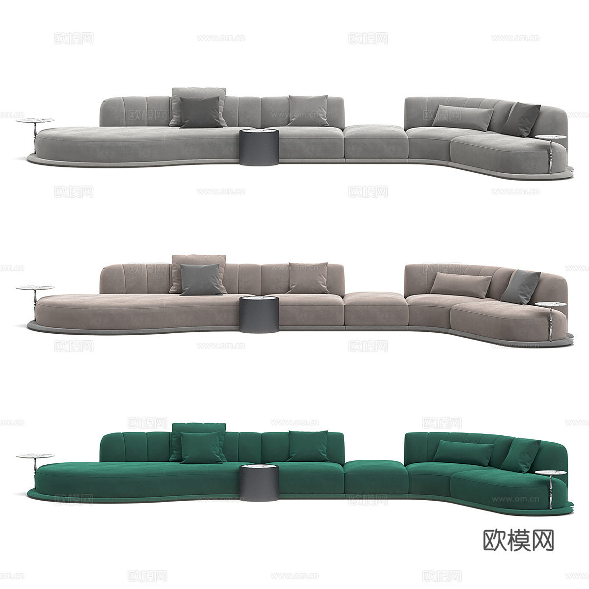 组合沙发3d模型下载