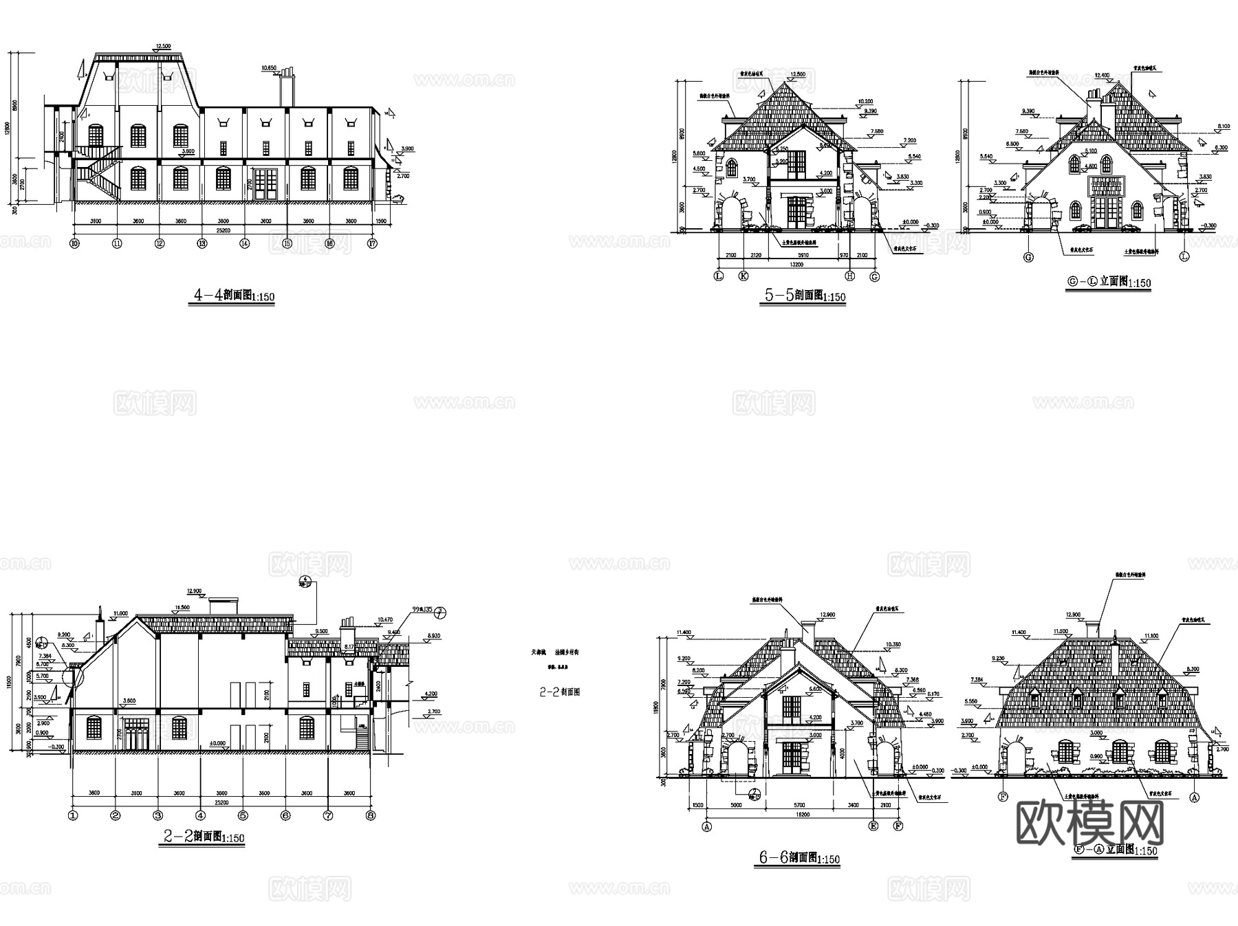 欧式影楼礼品商店建筑CAD施工图cad施工图