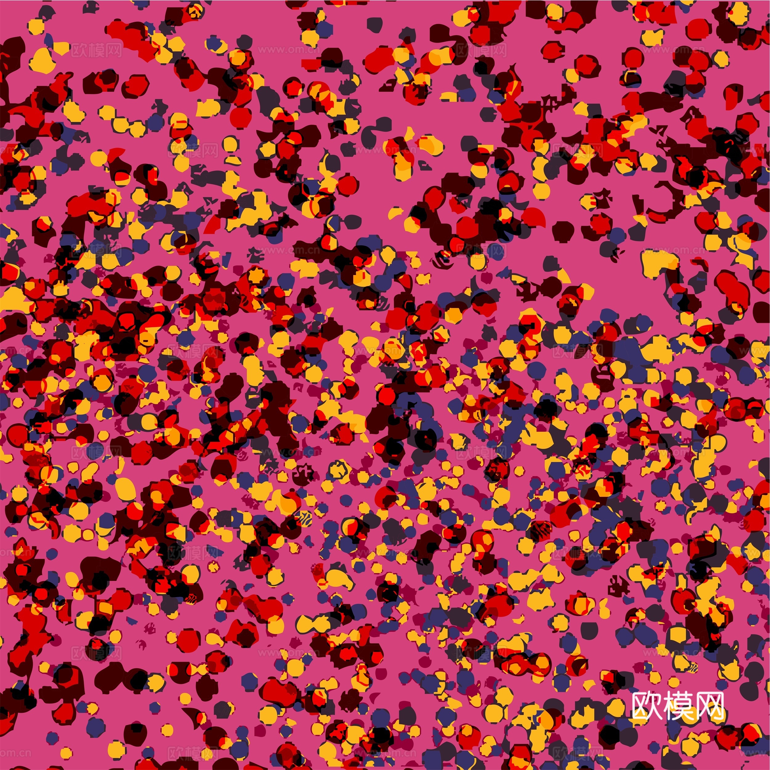 时尚植物图案纹理肌理23