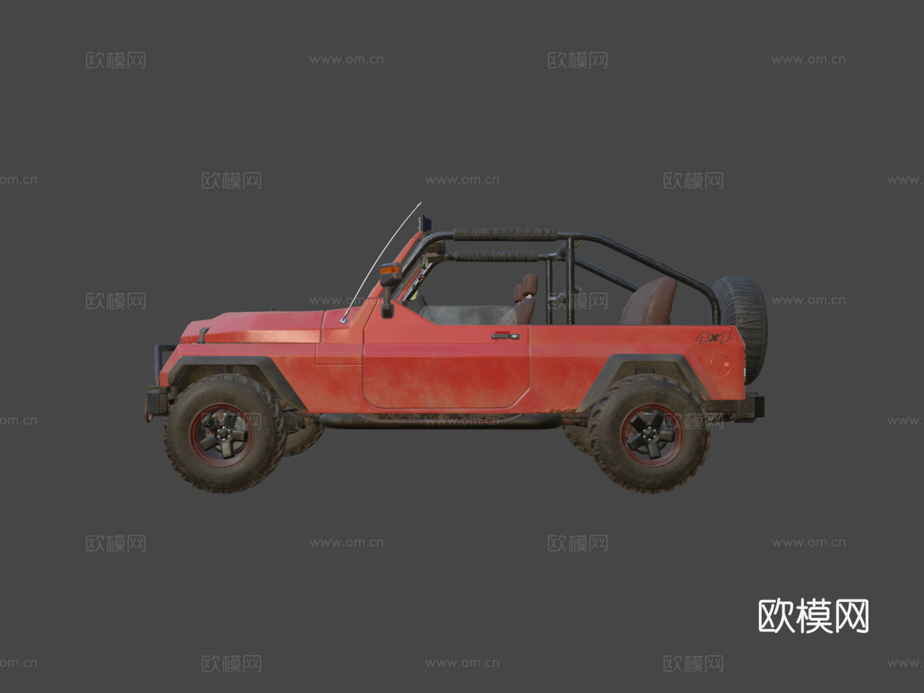 通用四驱SUV3d模型下载（渲染图6）