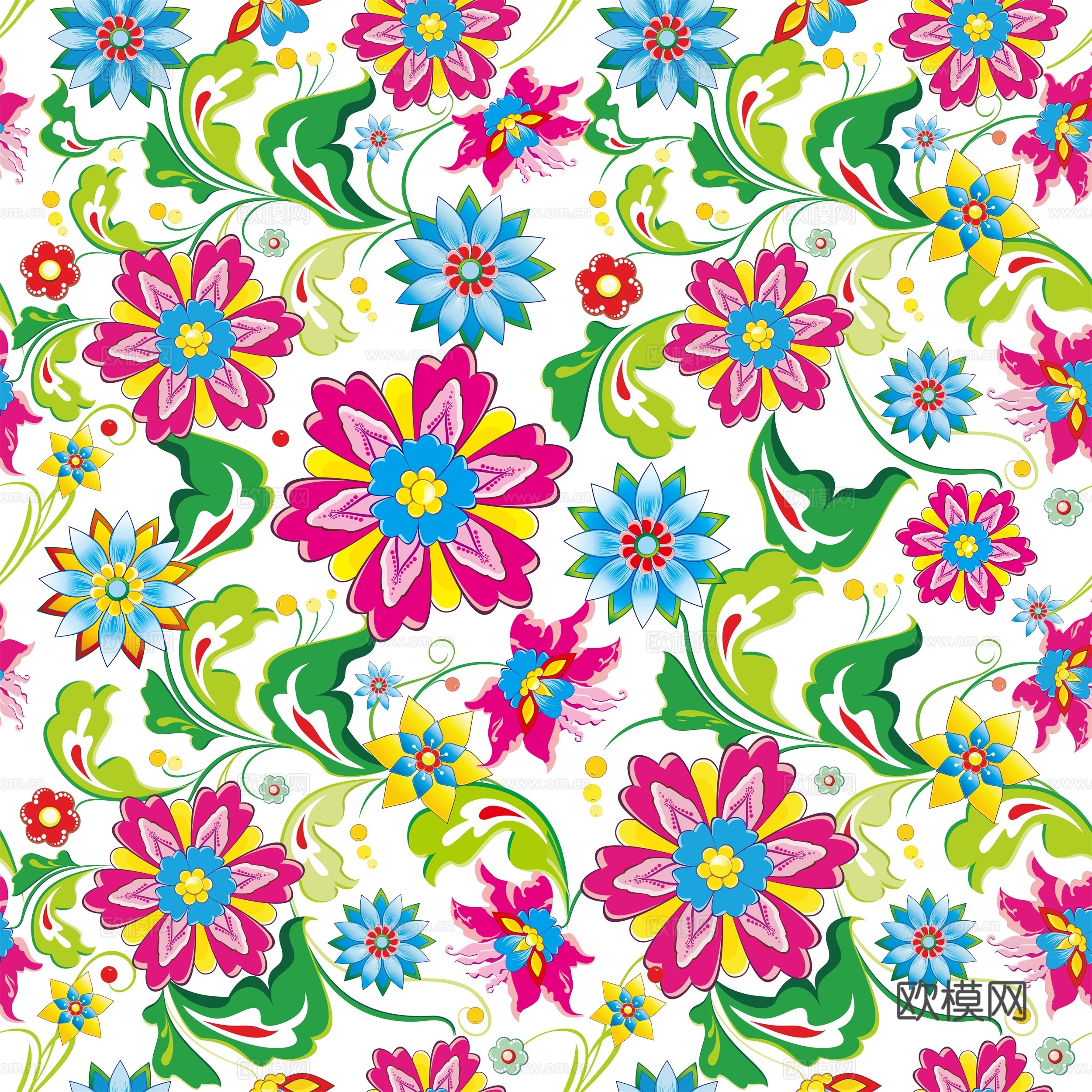 时尚植物图案纹理肌理28