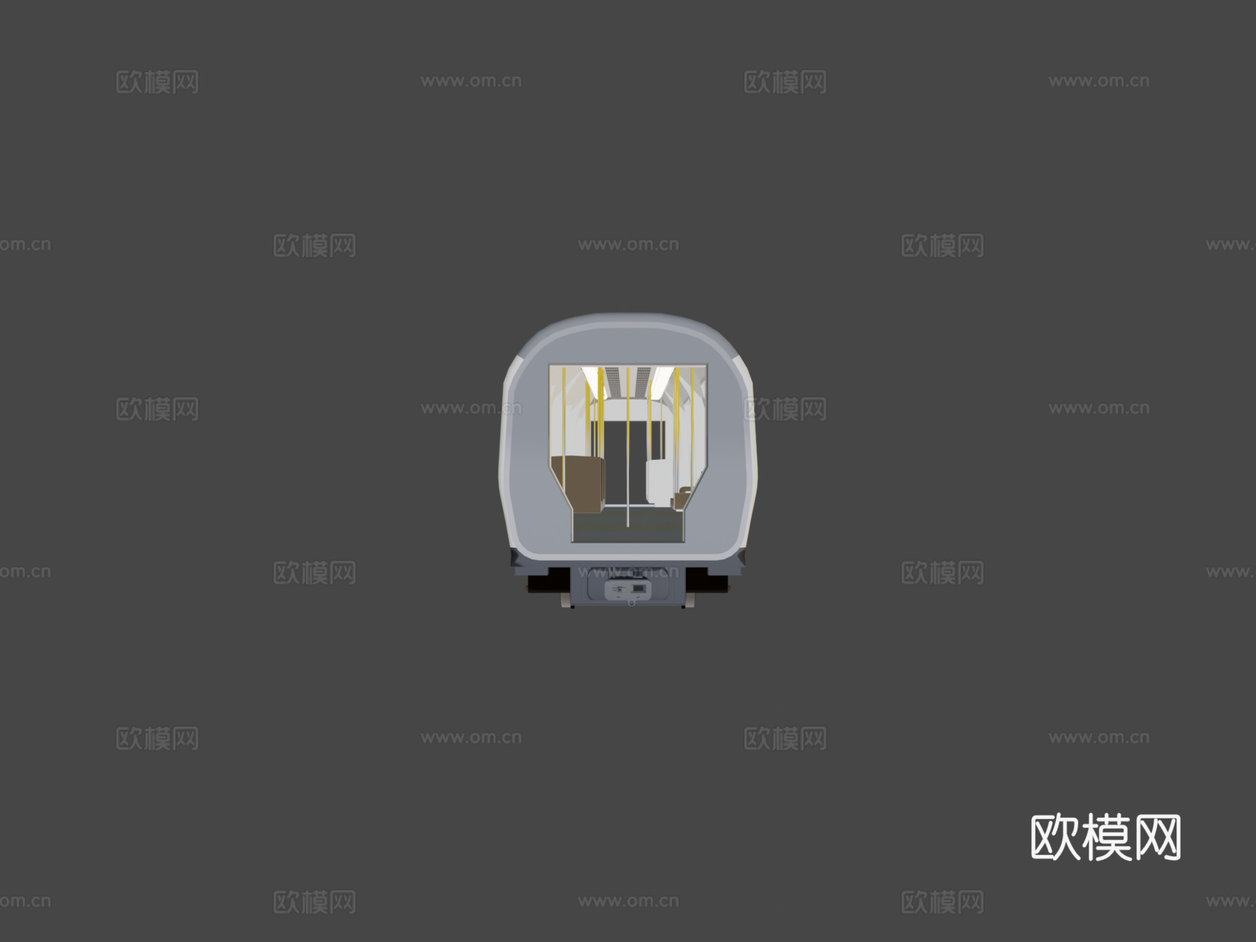庞巴迪S型列车车厢  伦敦地铁3d模型下载（渲染图5）