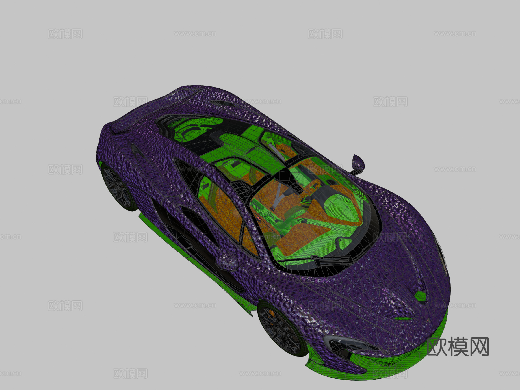 AC  迈凯伦P13d模型下载（渲染图2）