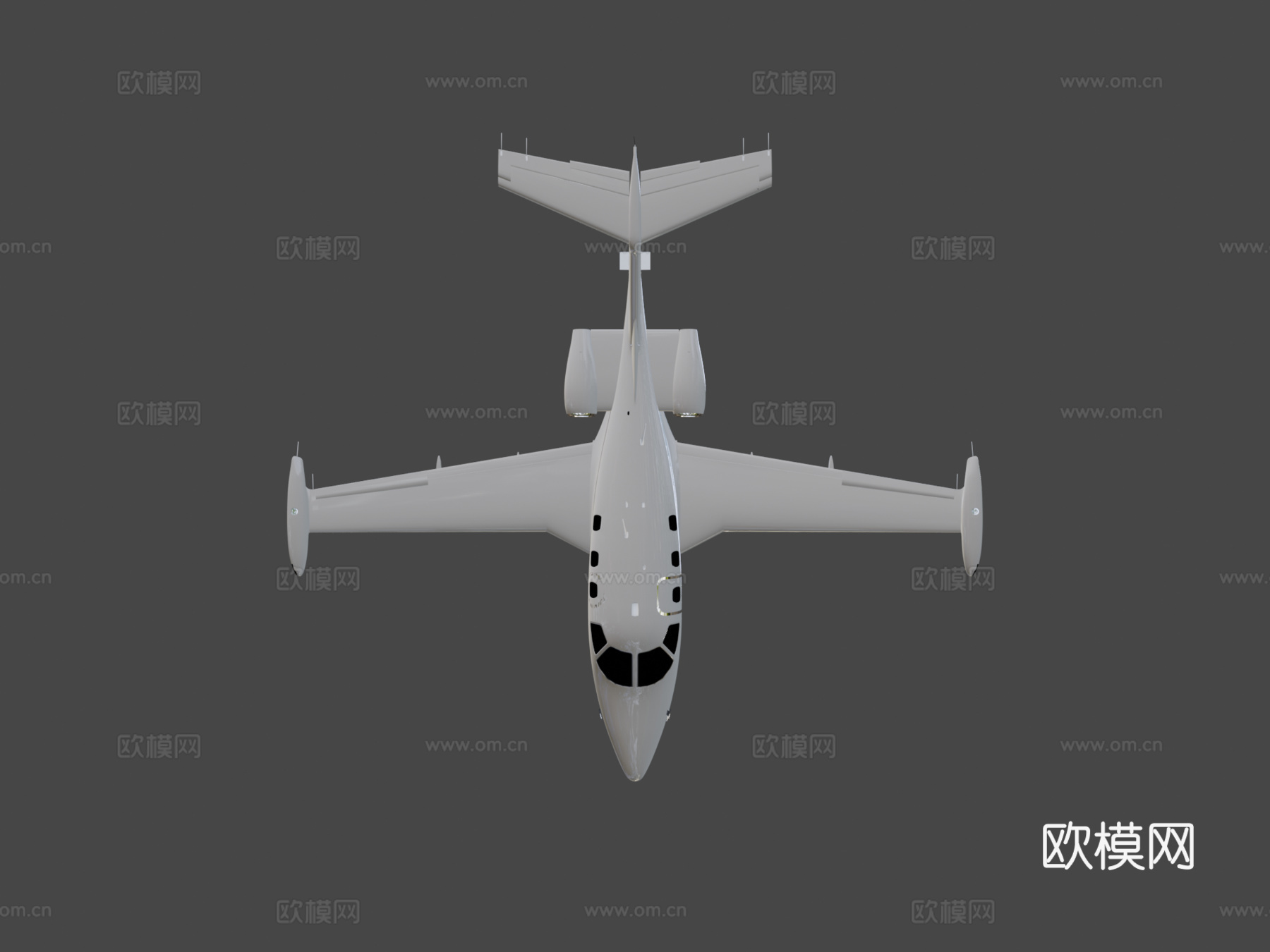 飞机3d模型下载（渲染图7）