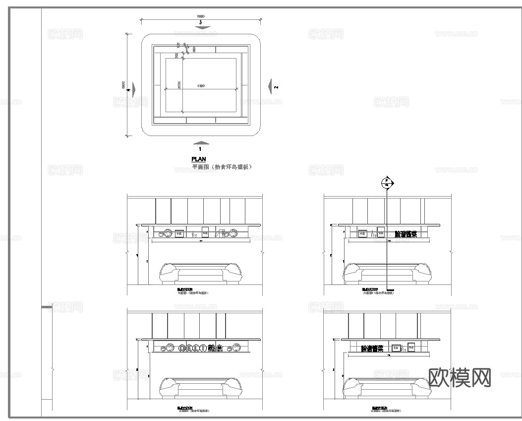 大型超市 最新全套施工图设计cad施工图