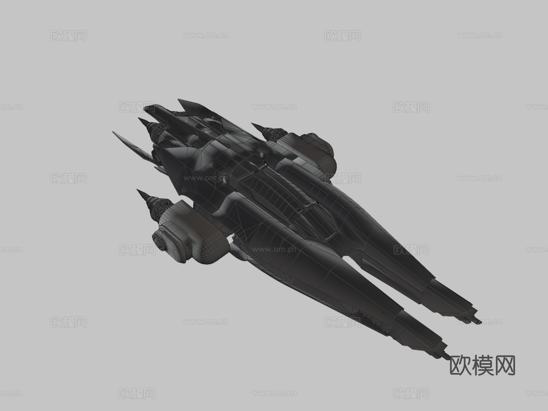 宇宙飞船3d模型下载（渲染图3）