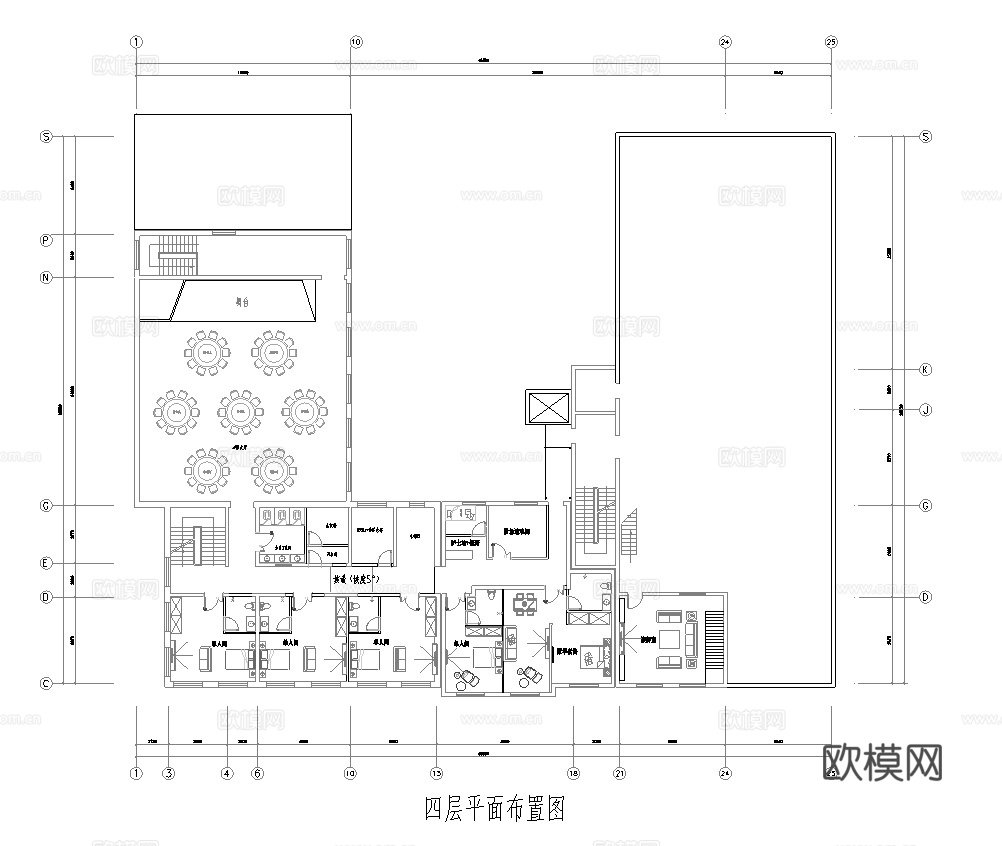 六层养老院 最新全套施工图设计cad施工图