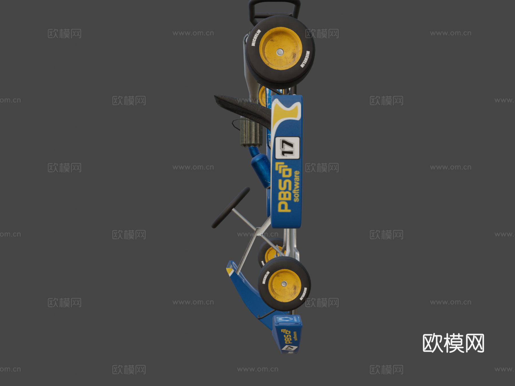 卡丁车3d模型下载（渲染图5）