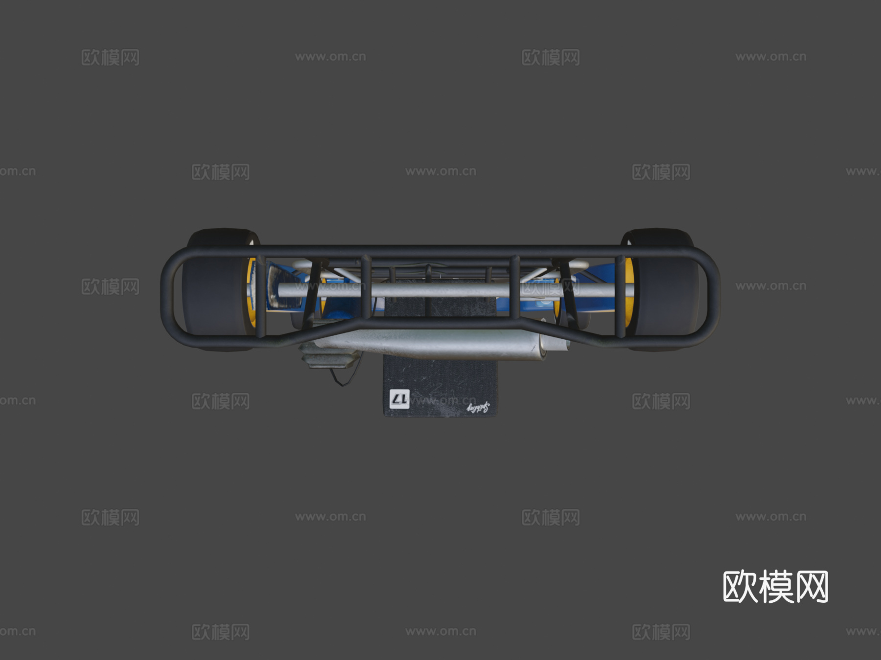 卡丁车3d模型下载（渲染图6）