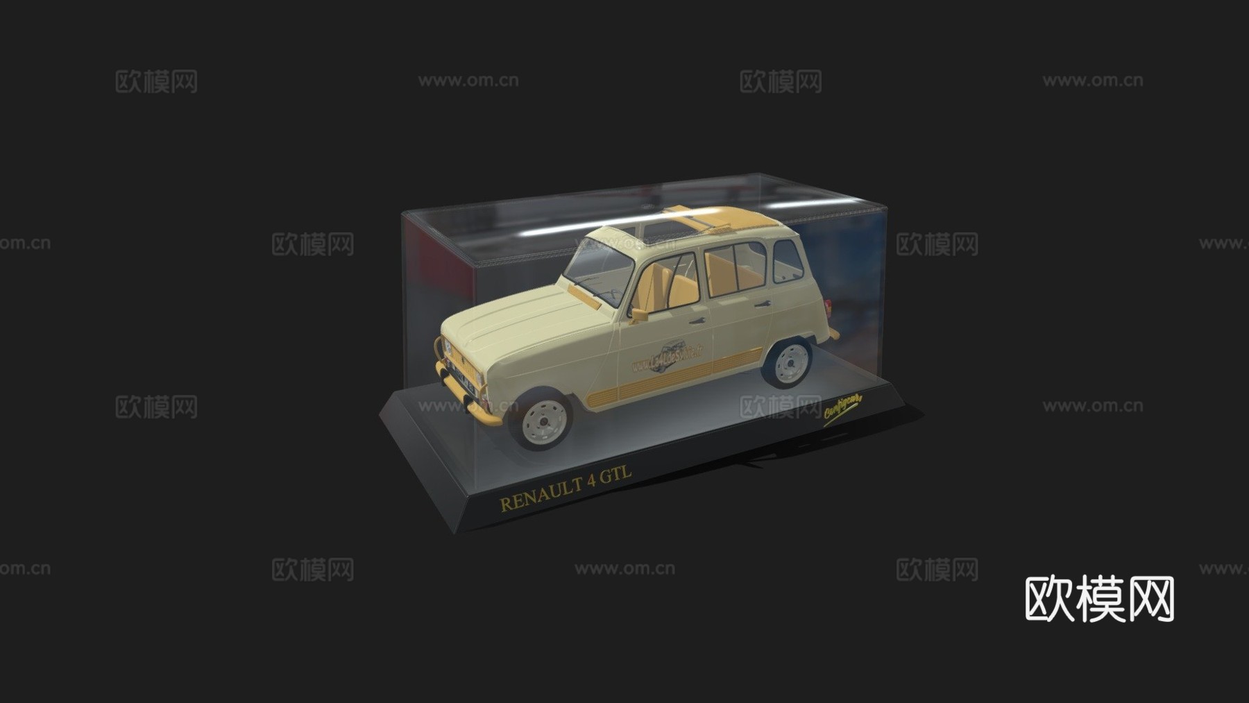 La 4l de Sylvie雷诺43d模型下载（渲染图1）