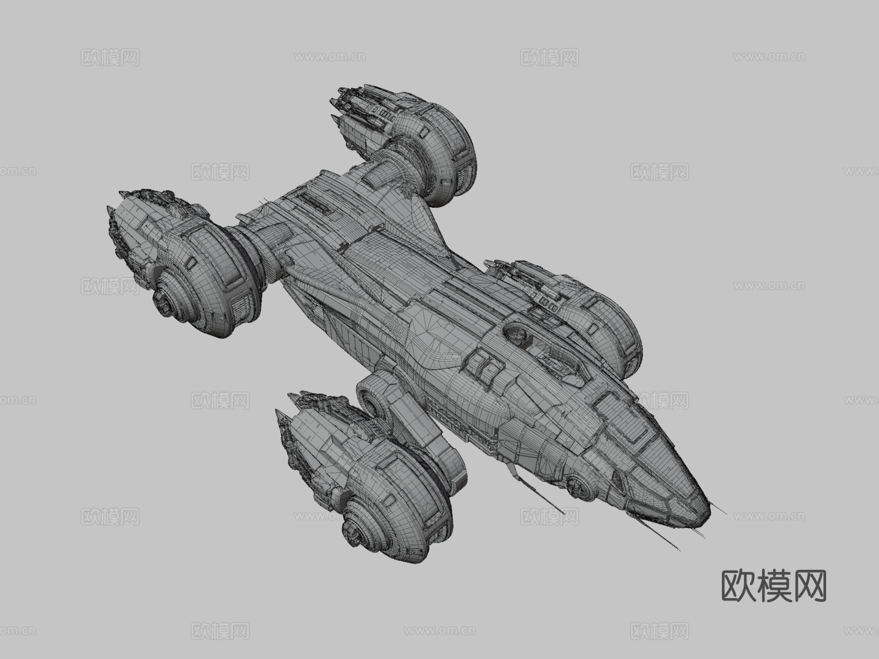 奥西里斯3d模型下载（渲染图3）