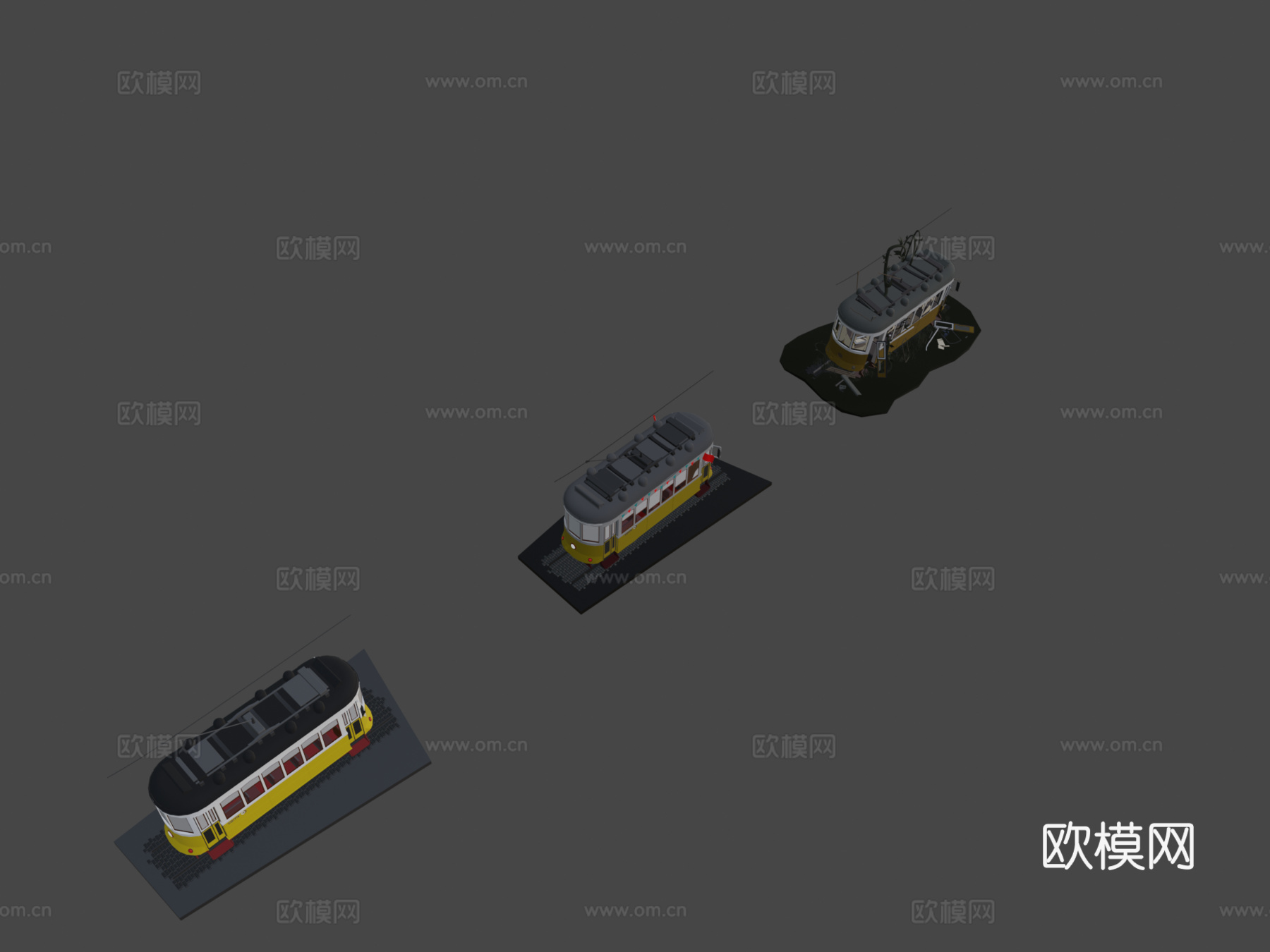 作业有轨电车2.03d模型下载（渲染图8）