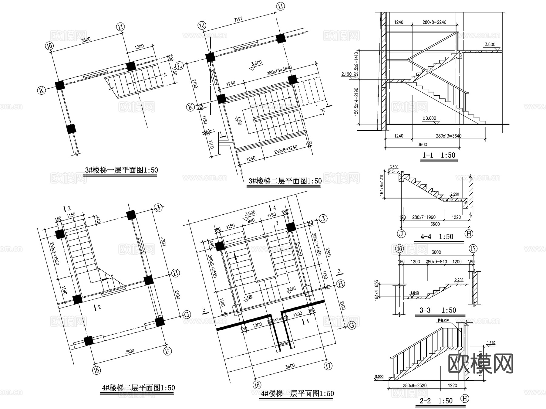 欧式影楼礼品商店建筑CAD施工图cad施工图