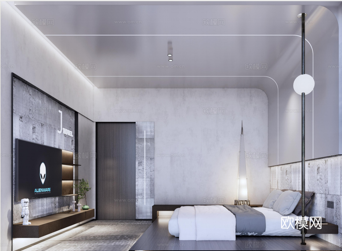 电竞酒店 最新全套施工图设计cad施工图