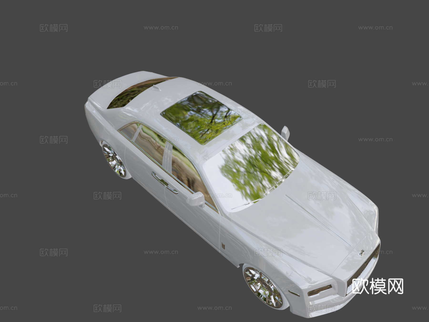 劳斯莱斯古思特3d模型下载（渲染图8）