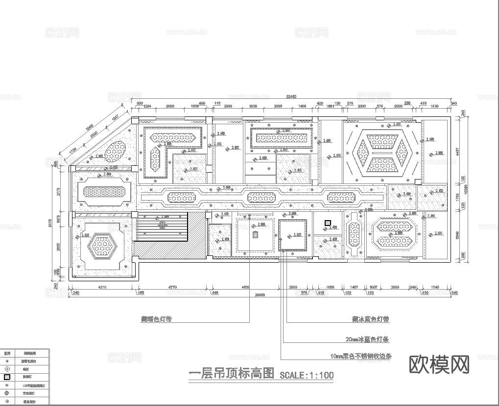 电竞酒店 最新全套施工图设计cad施工图
