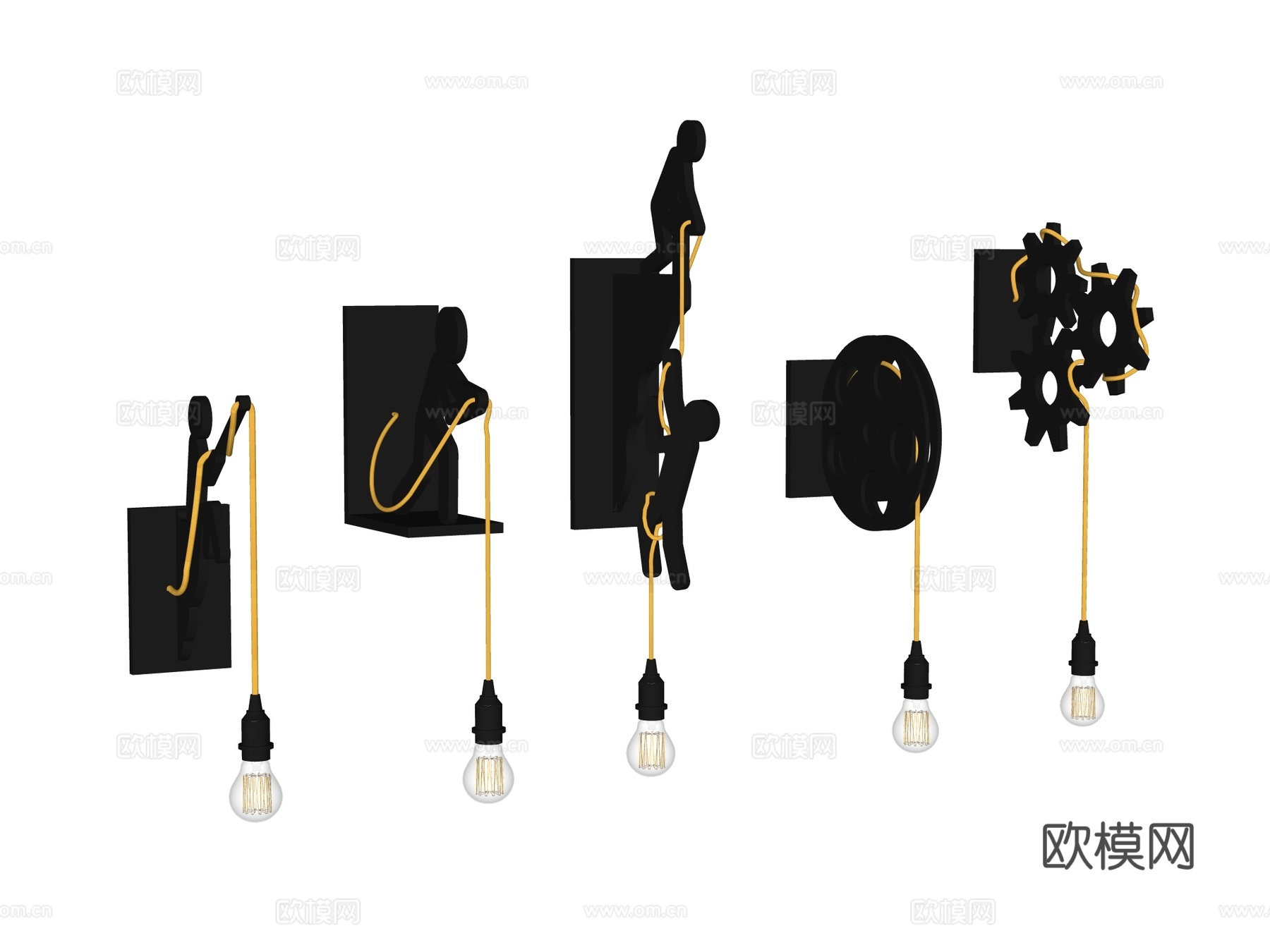 壁灯 装饰壁灯su模型