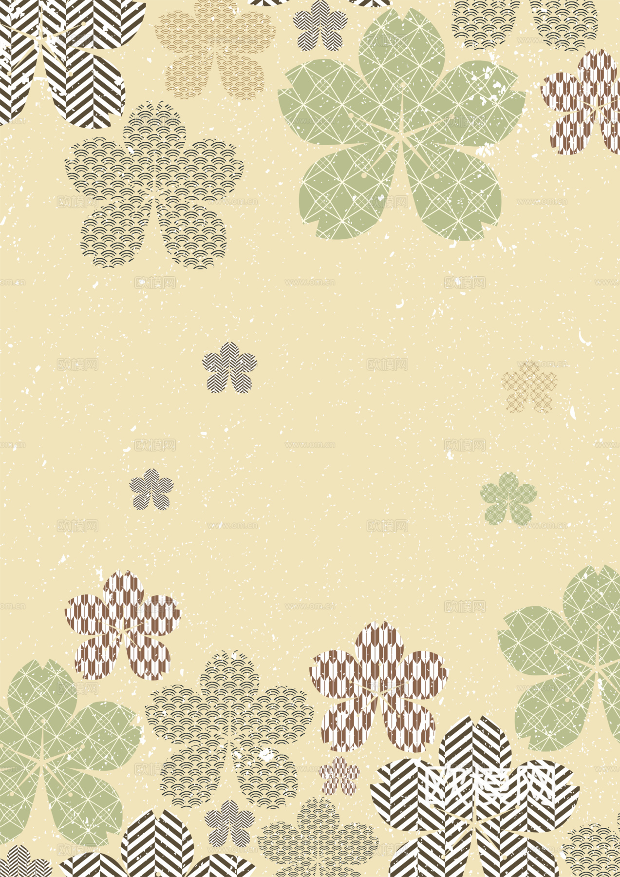 日系和风图案纹理肌理11