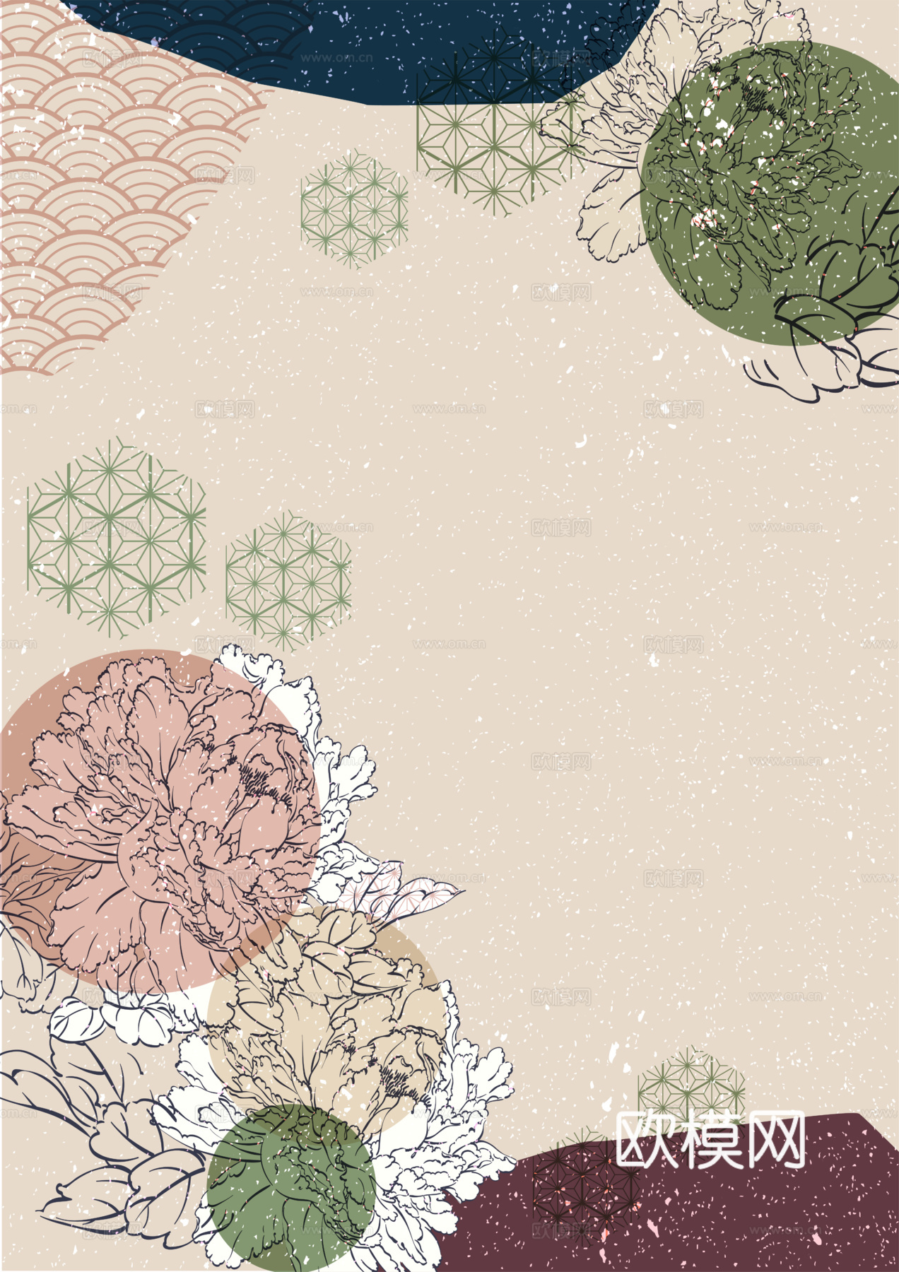 日系和风图案纹理肌理14