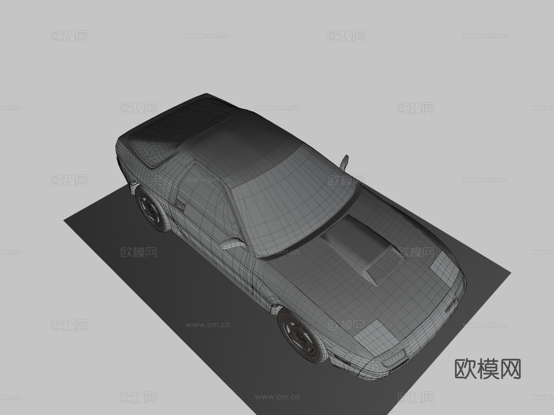 马自达RX7 FC3d模型下载（渲染图3）