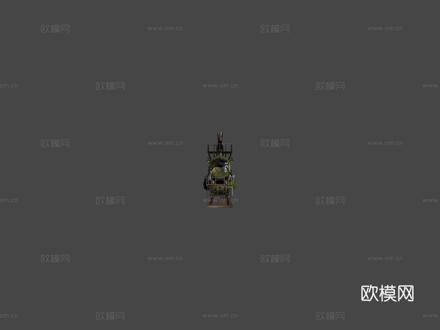 蒸汽朋克机车 动画3d模型下载（渲染图5）