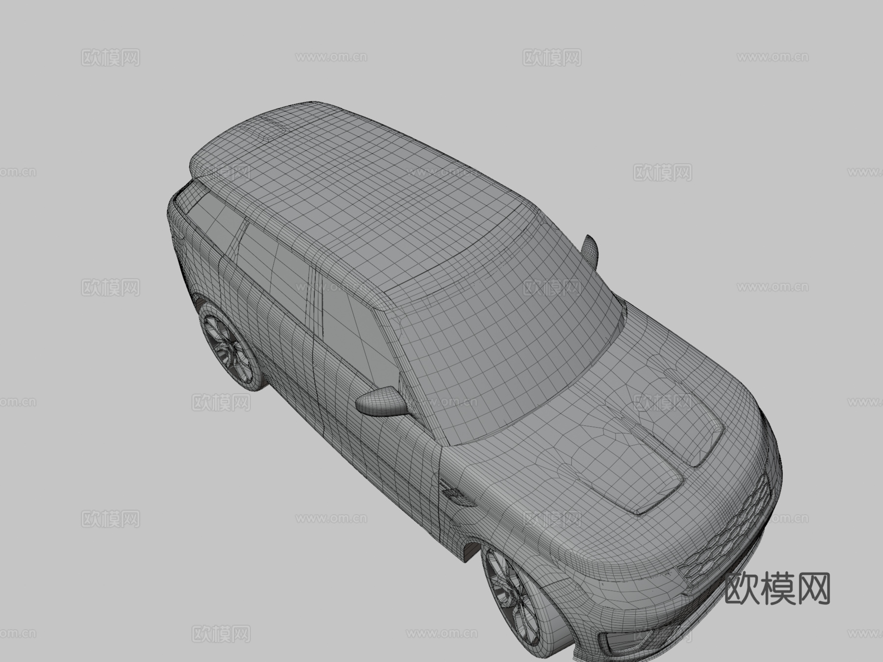路虎揽胜运动版  203d模型下载（渲染图3）