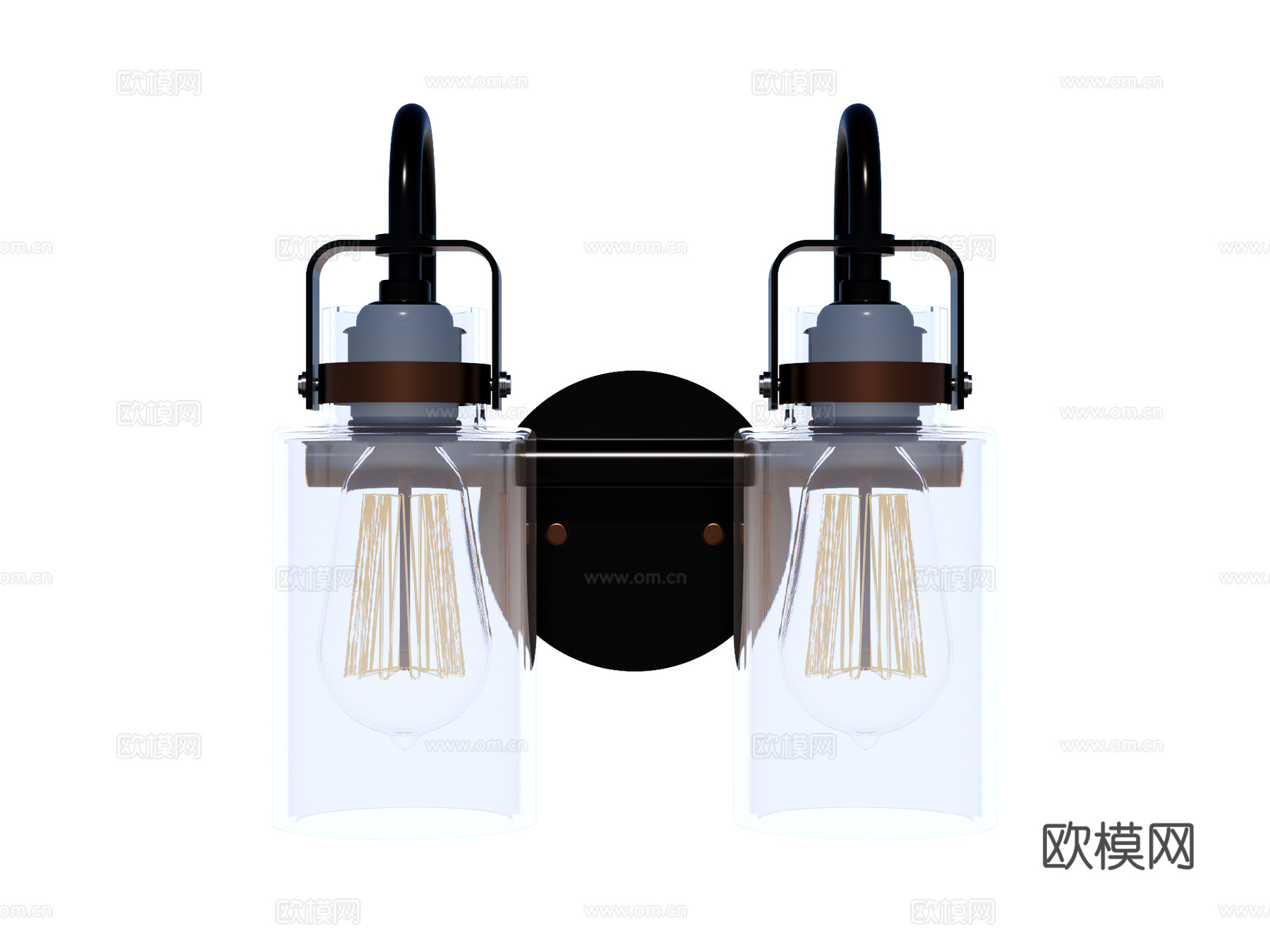 壁灯 装饰壁灯 金属壁灯 玻璃壁灯su模型