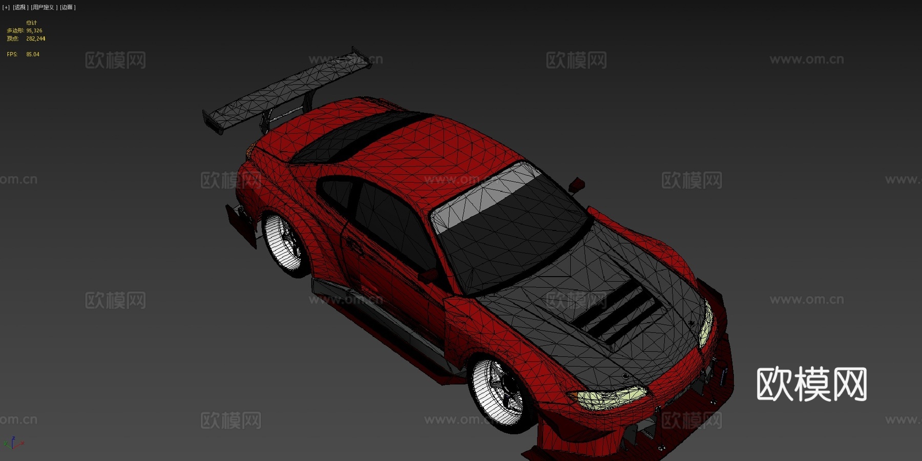 日产Silvia S15定制版3d模型下载（渲染图4）