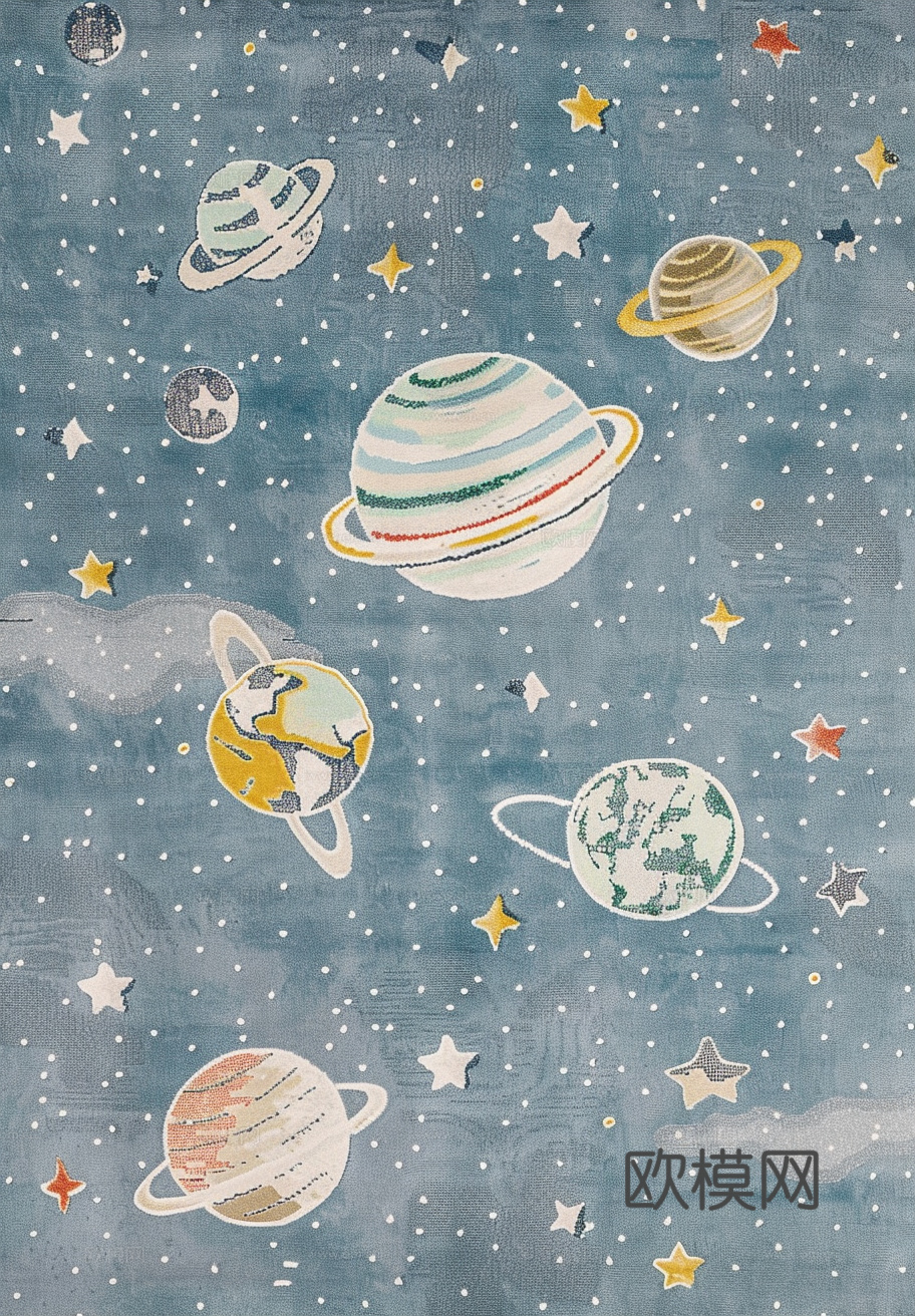 儿童房儿童地毯贴图