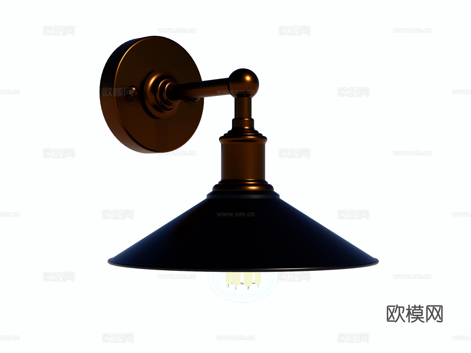 壁灯 装饰壁灯 金属壁灯 户外壁灯su模型