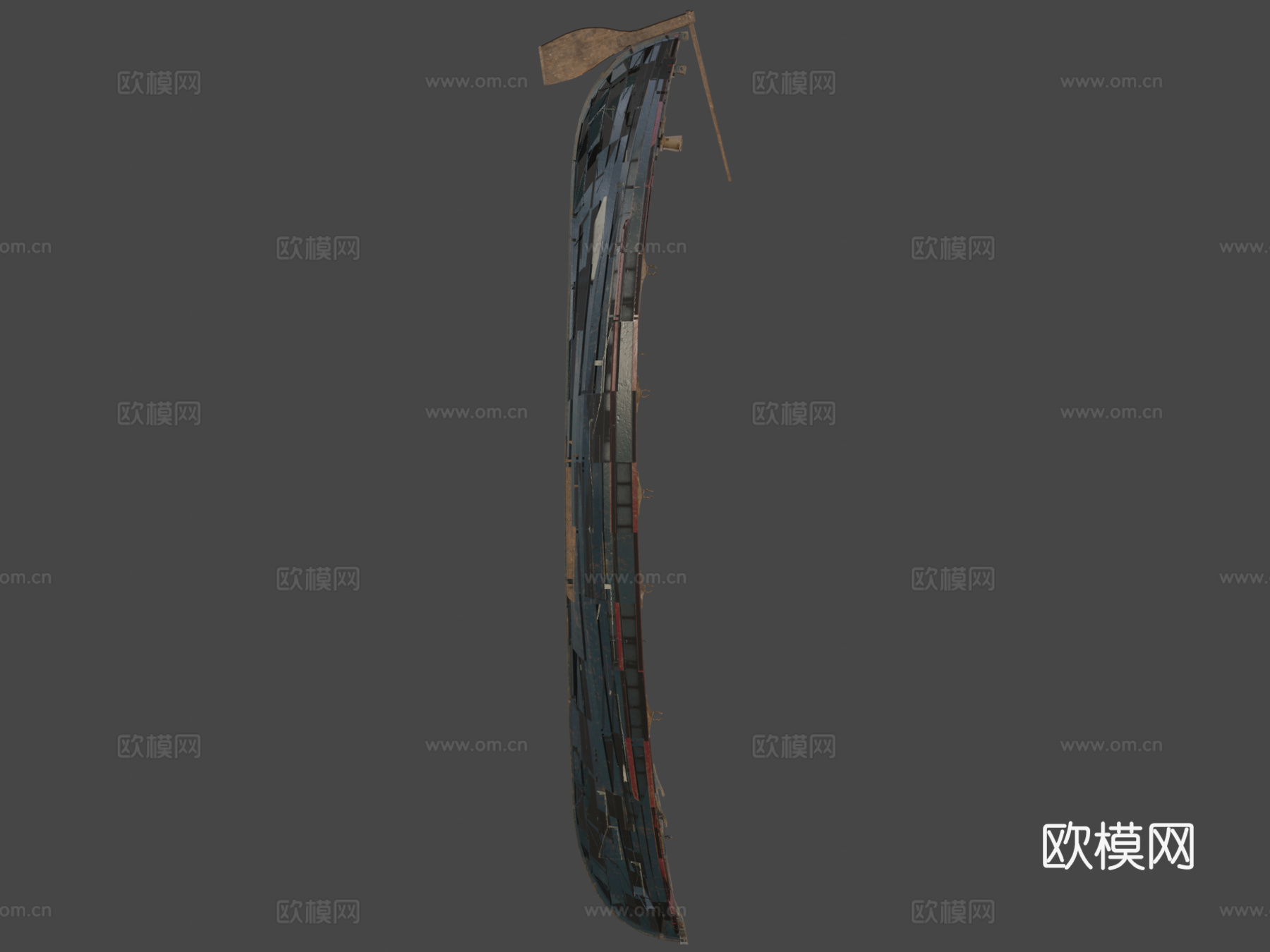 甲壳虫捕鲸船  19世纪  楠塔基特3d模型下载（渲染图7）