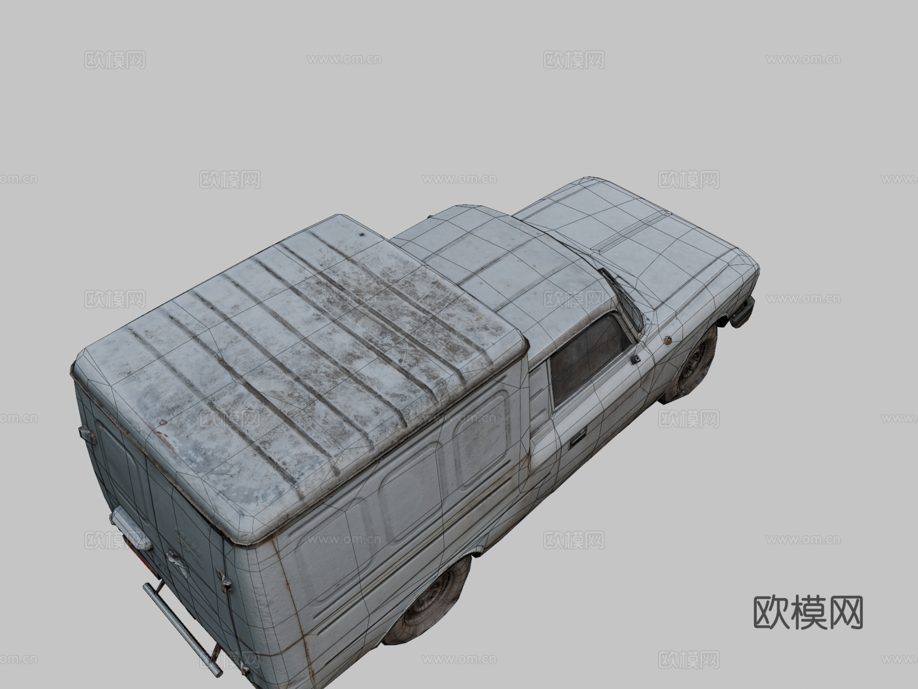 Pirozhok扫描重拓扑3d模型下载（渲染图2）