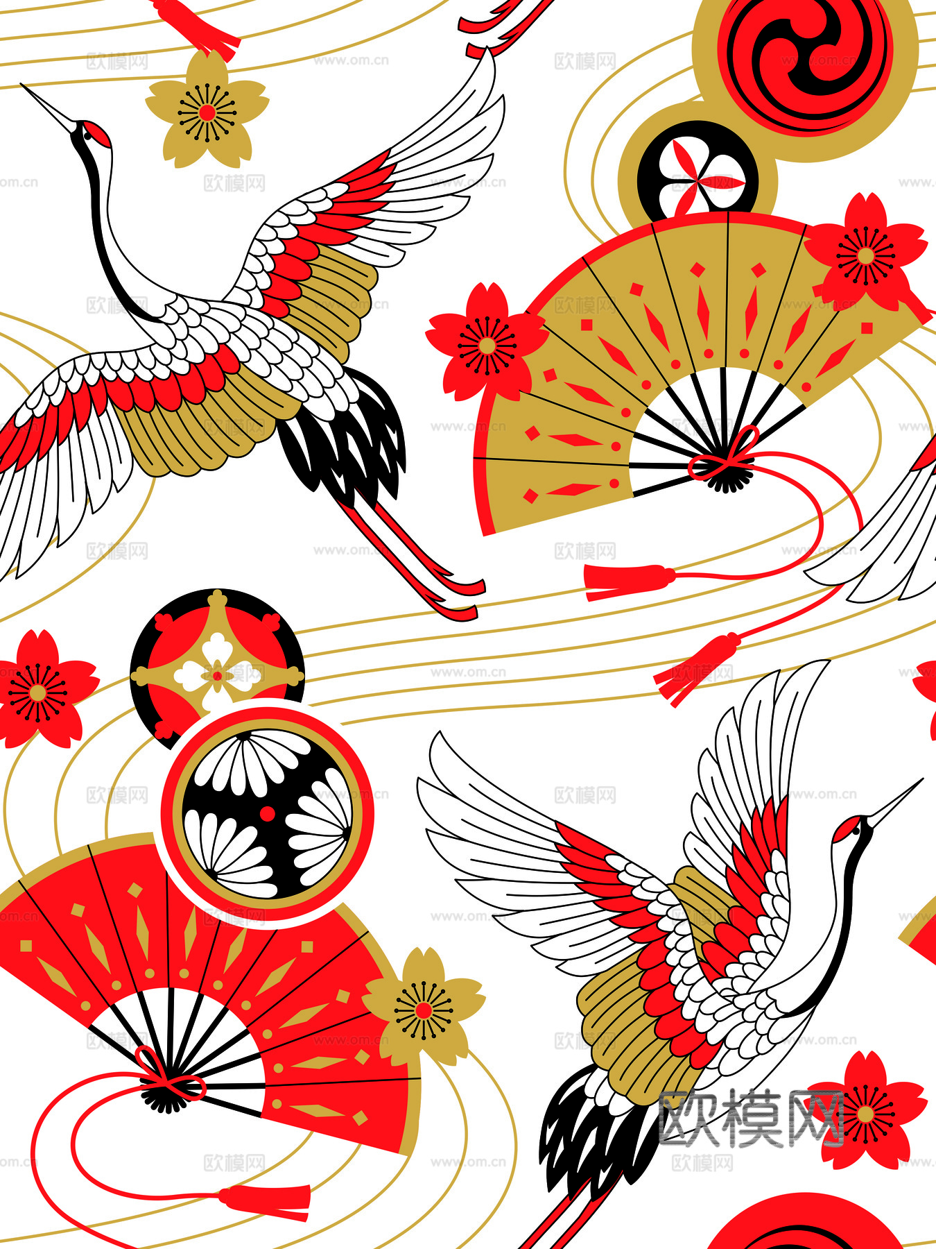 日式和风图案纹理肌理15