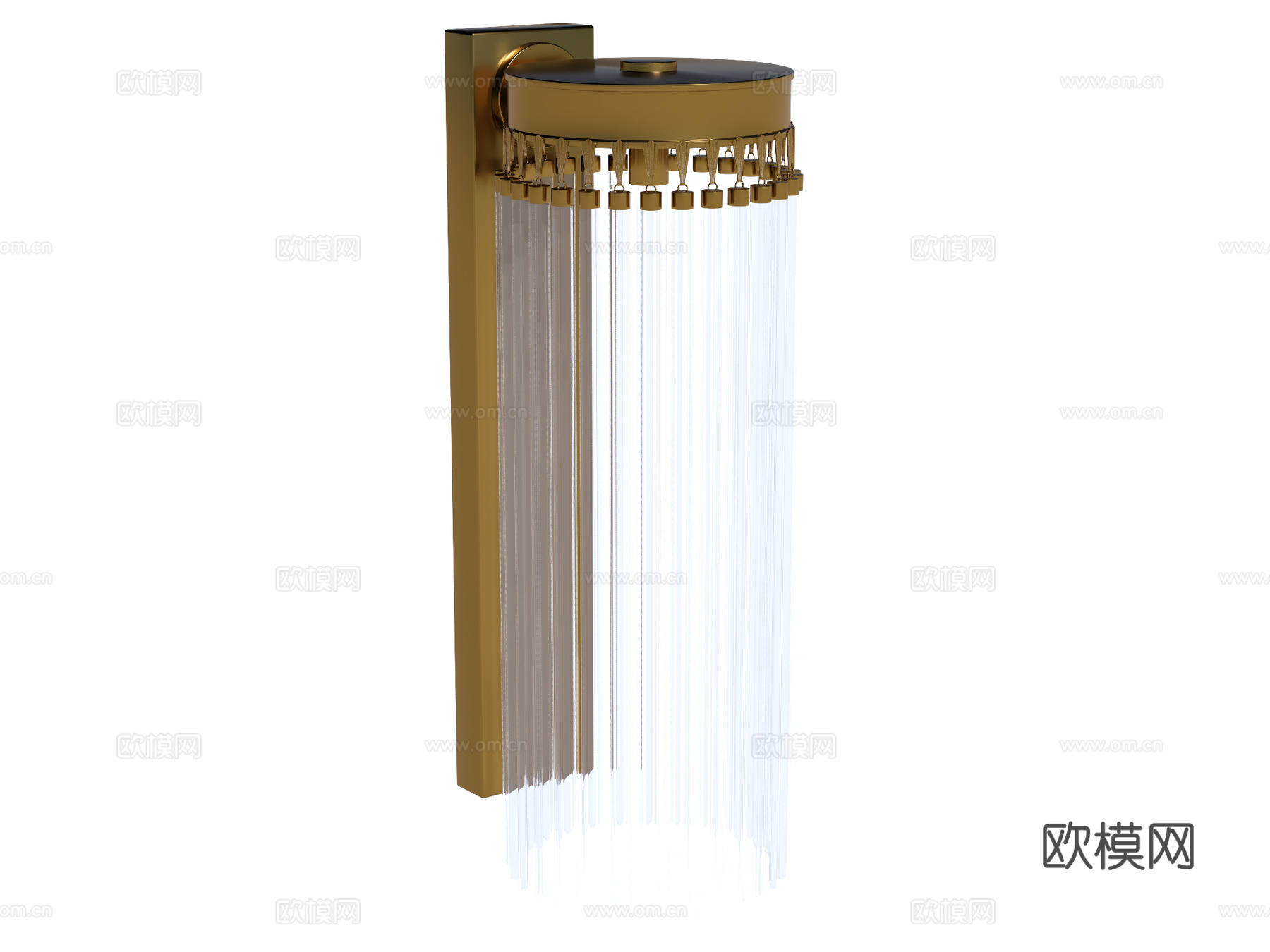 壁灯 装饰壁灯 金属壁灯 玻璃壁灯su模型
