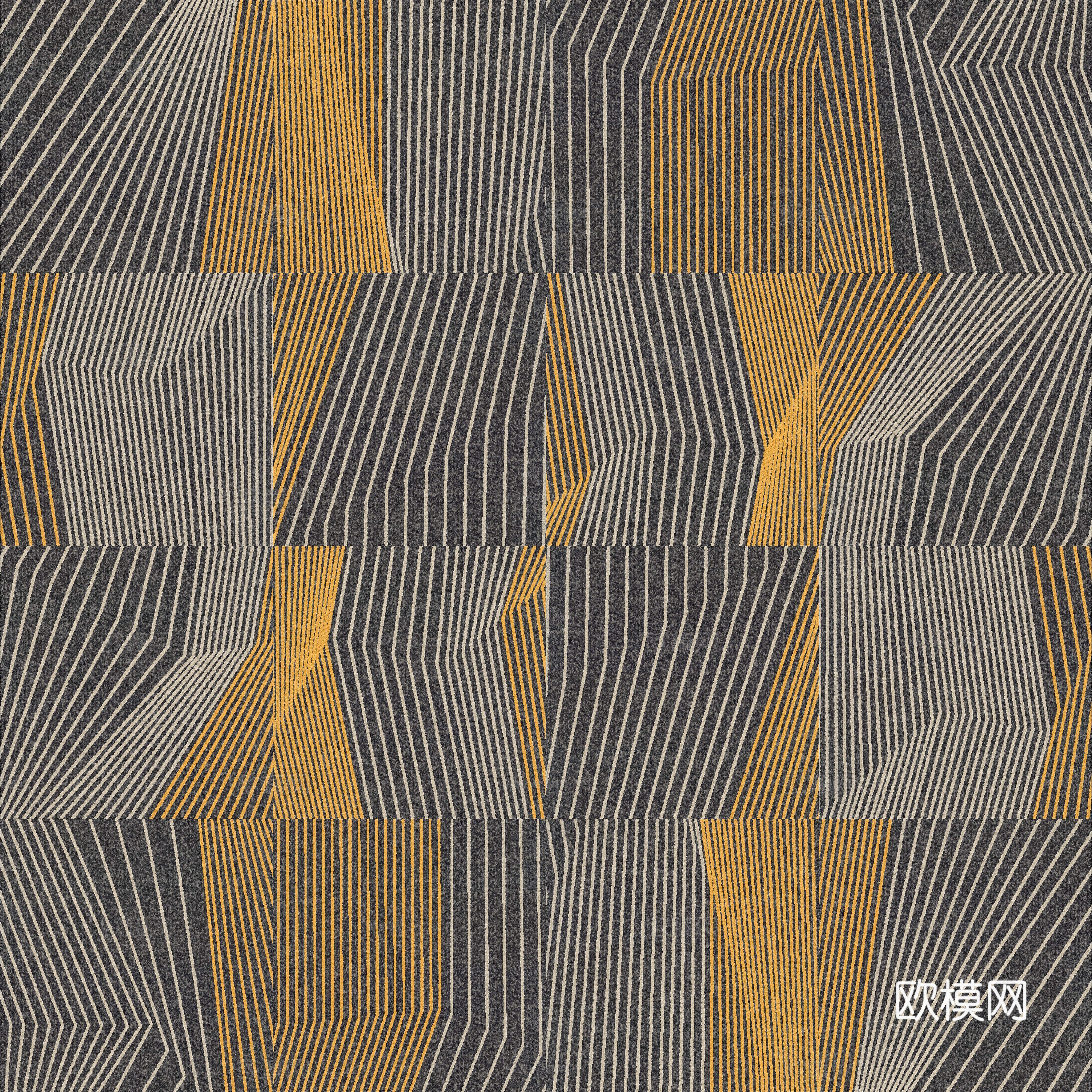 无缝简约条纹办公地毯