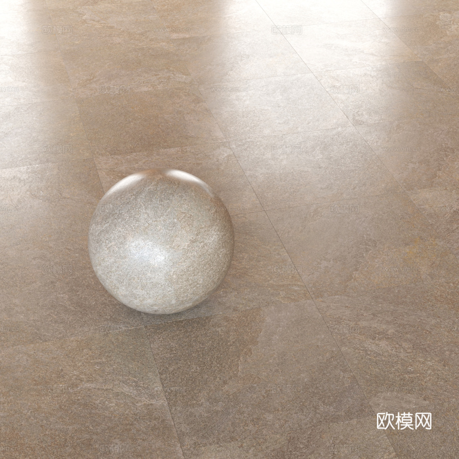 现代墙面3d模型下载（渲染图3）