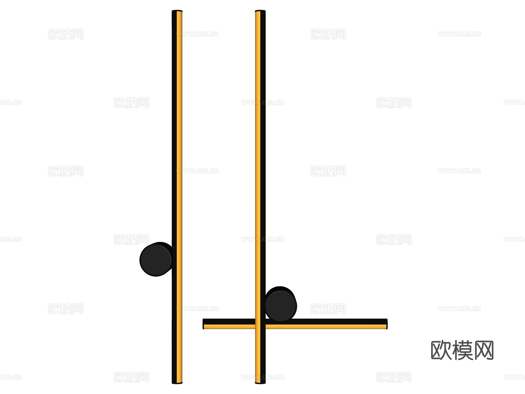 壁灯 装饰壁灯 金属壁灯su模型