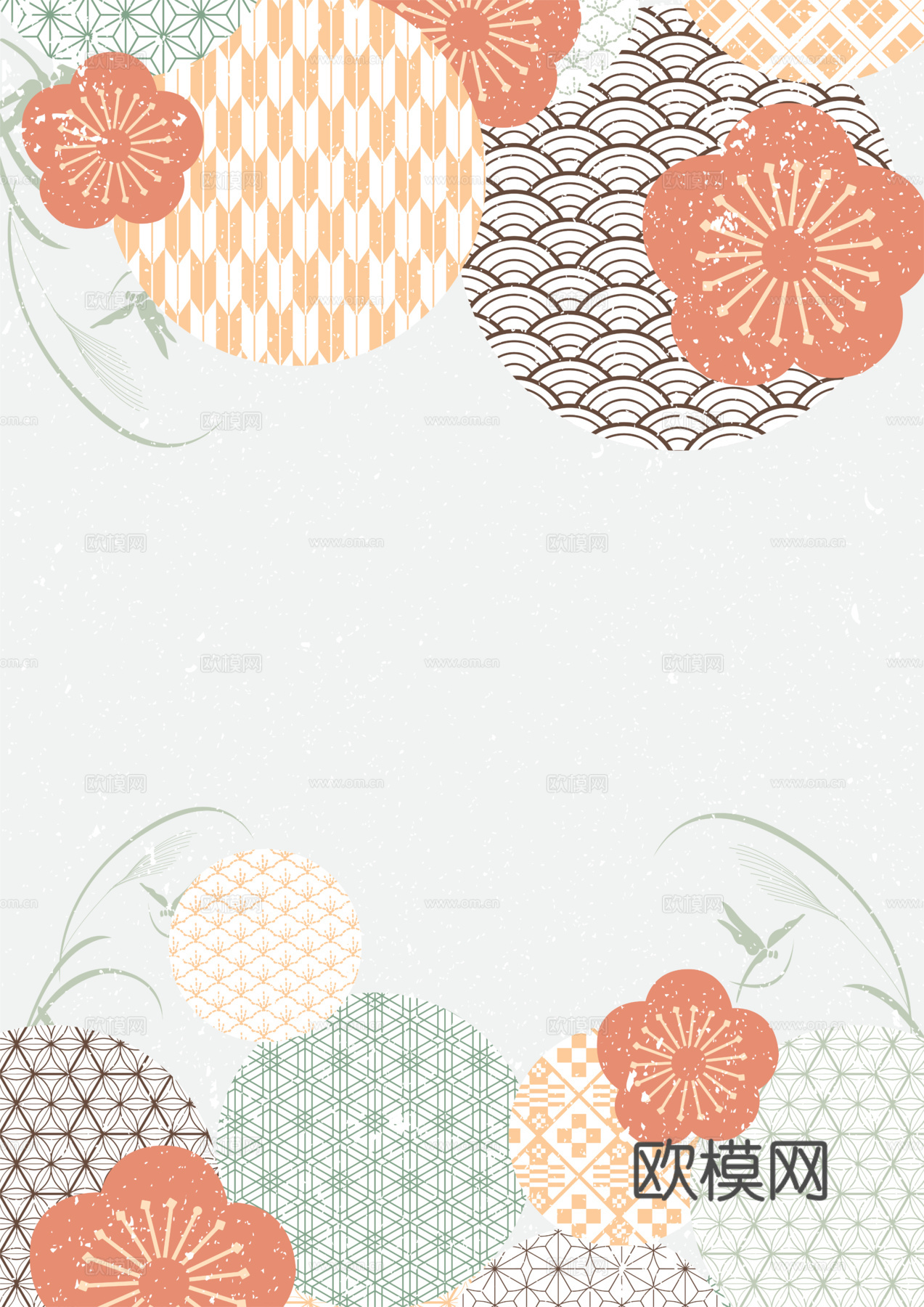 日系和风图案纹理肌理30