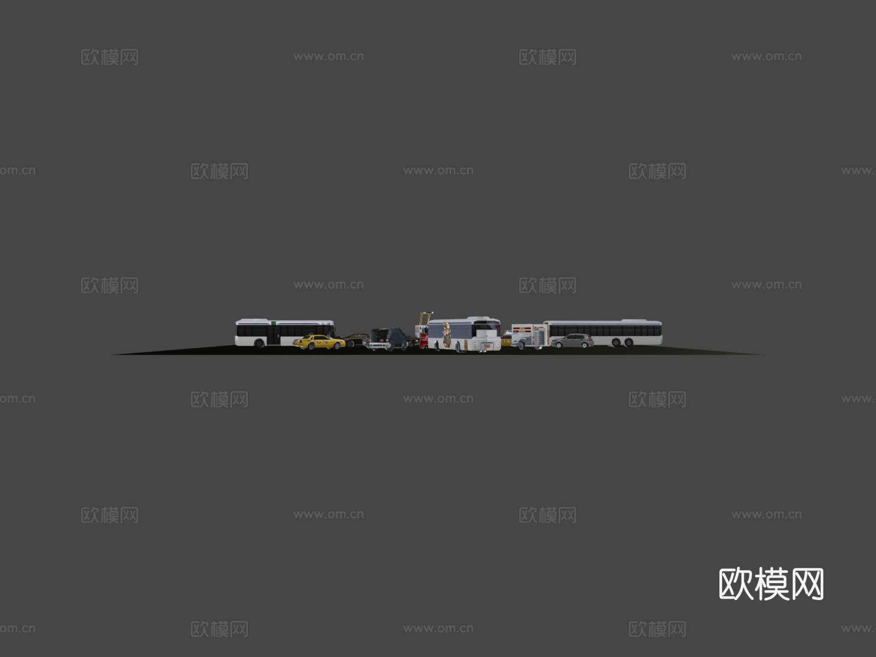 完整车辆包3d模型下载（渲染图5）