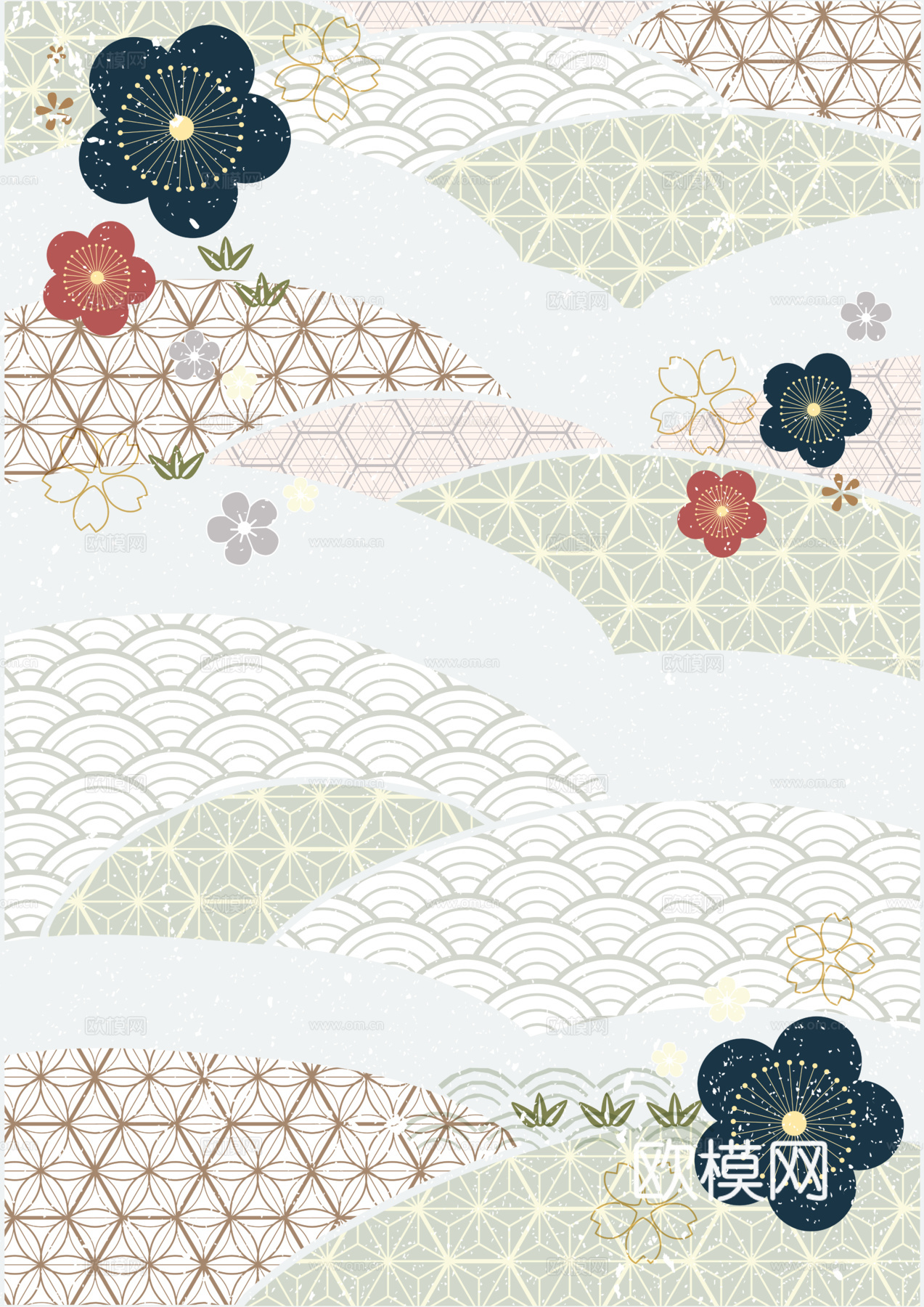 日系和风图案纹理肌理16