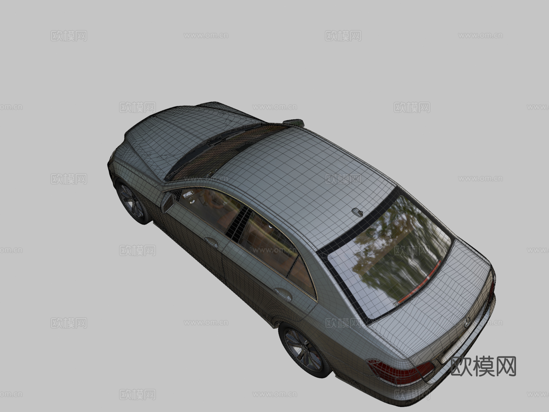 梅赛德斯E级W2123d模型下载（渲染图2）