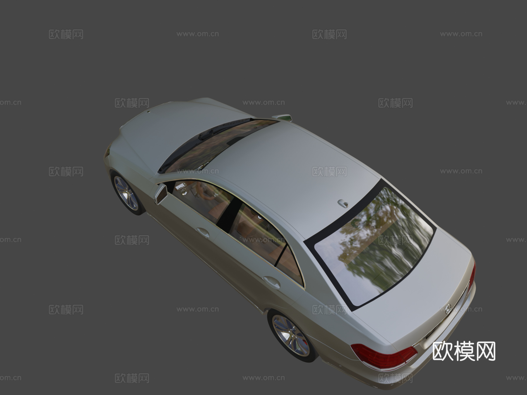 梅赛德斯E级W2123d模型下载（渲染图8）
