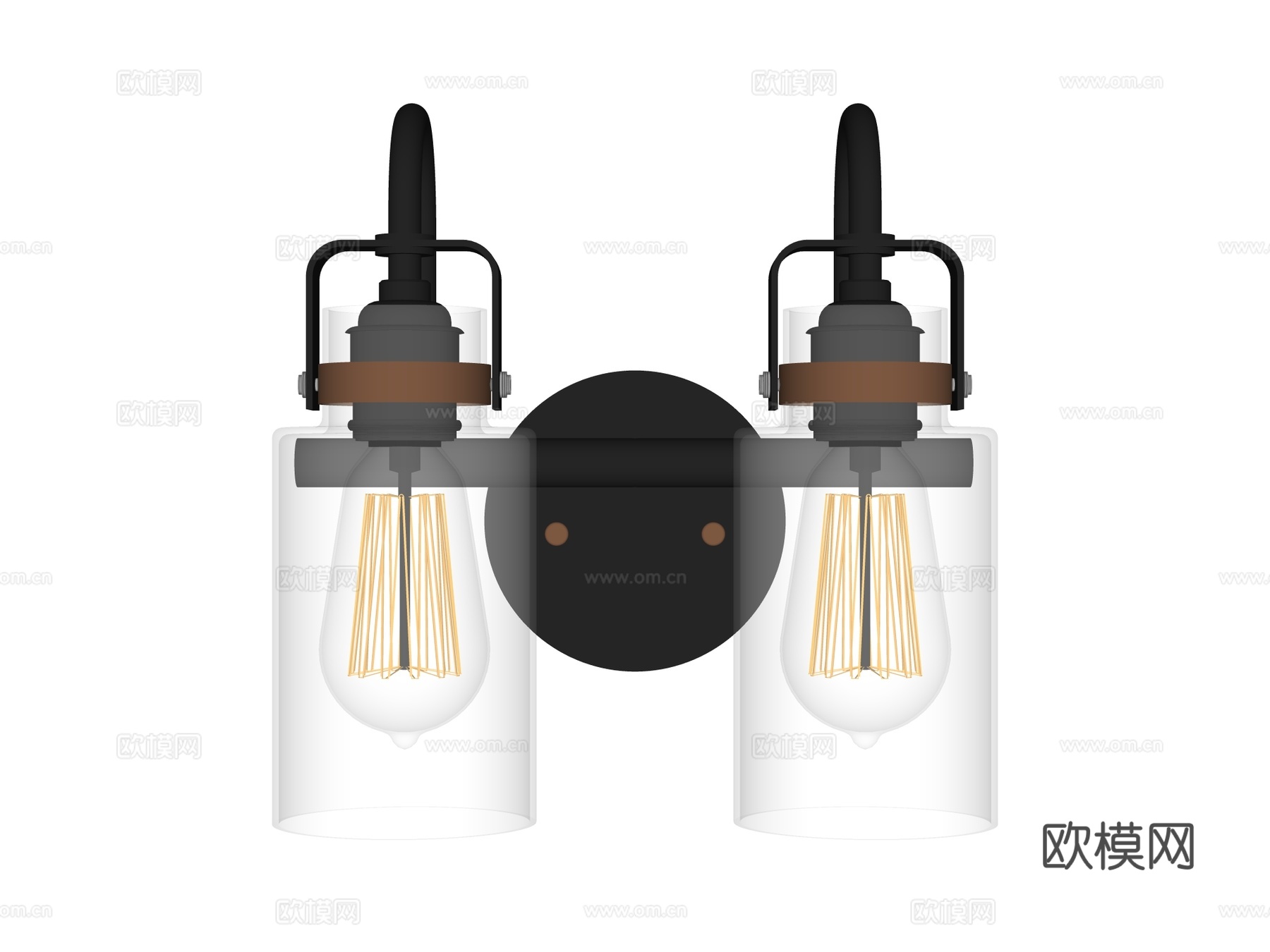 壁灯 装饰壁灯 金属壁灯 玻璃壁灯su模型