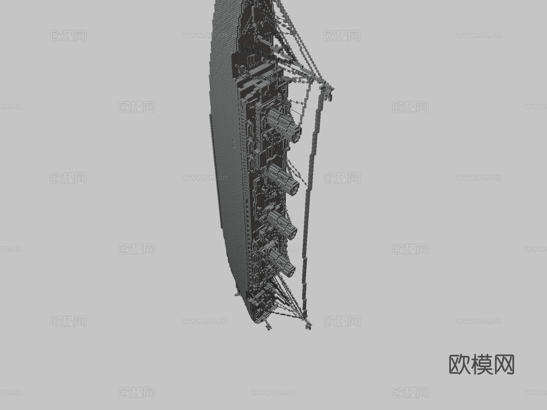 我的世界1 1 RMS泰坦尼克号3d模型3d模型