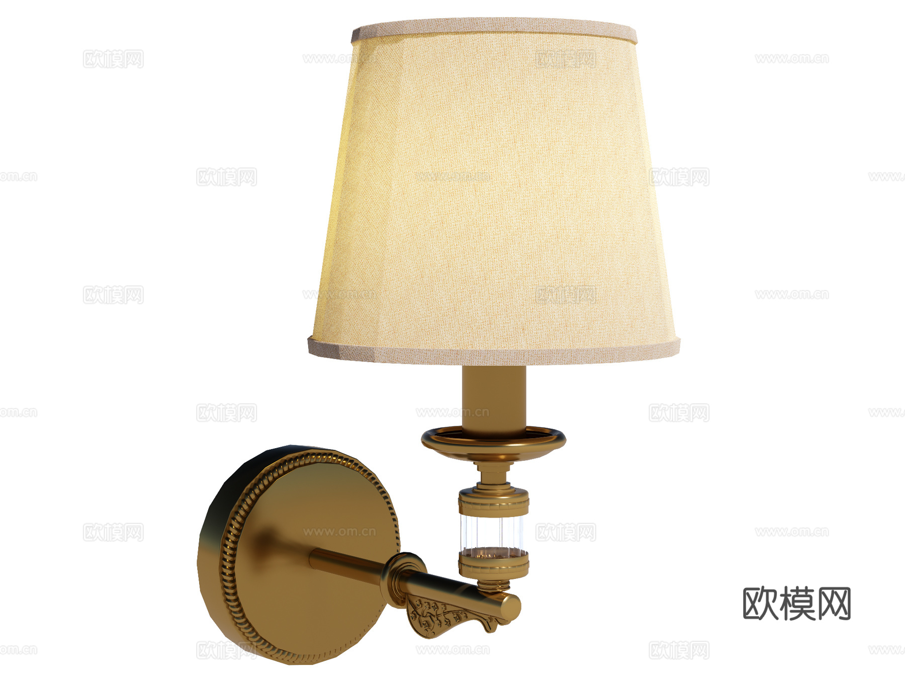 壁灯 装饰壁灯 金属壁灯su模型