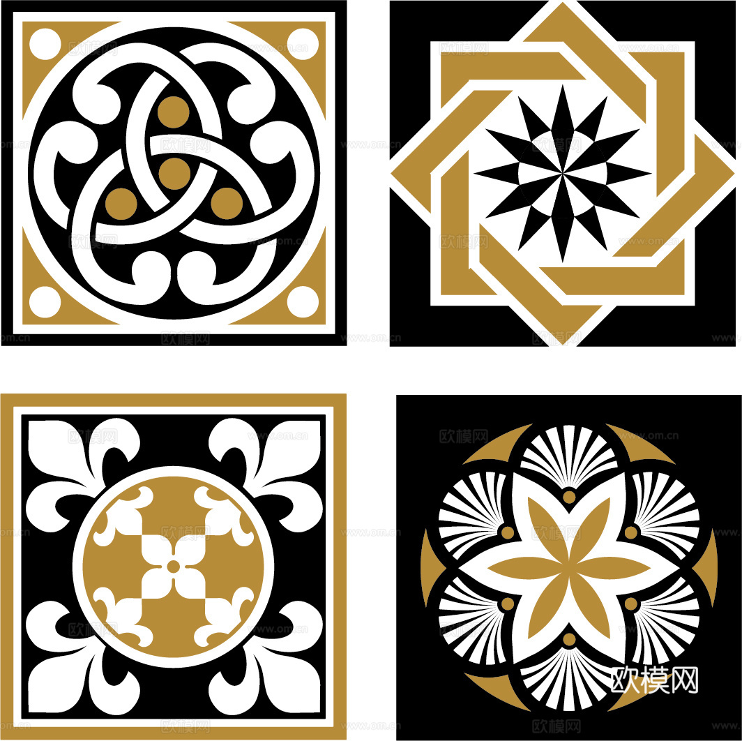 复古民族风花纹图案纹理53