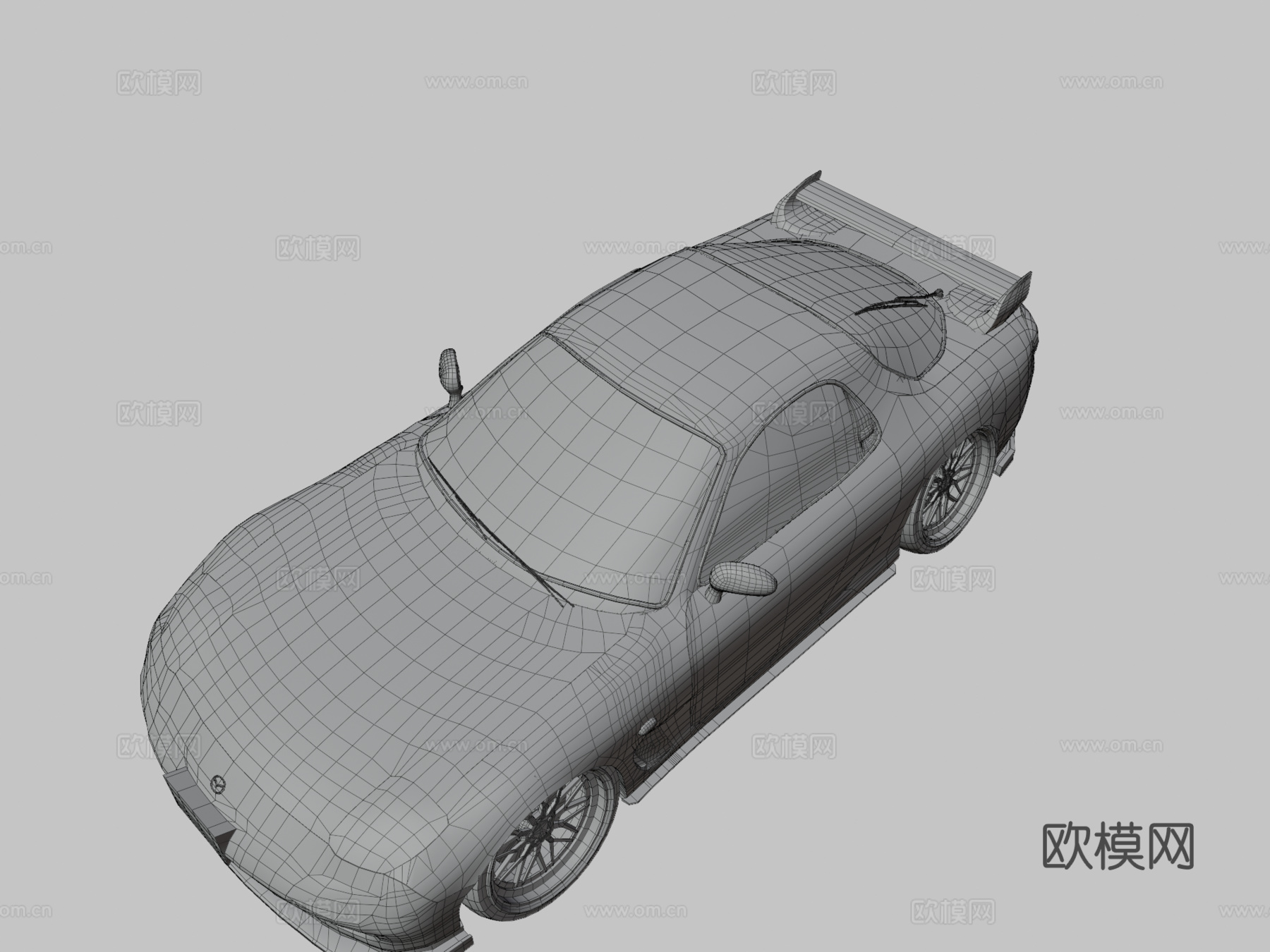 马自达RX73d模型下载（渲染图3）
