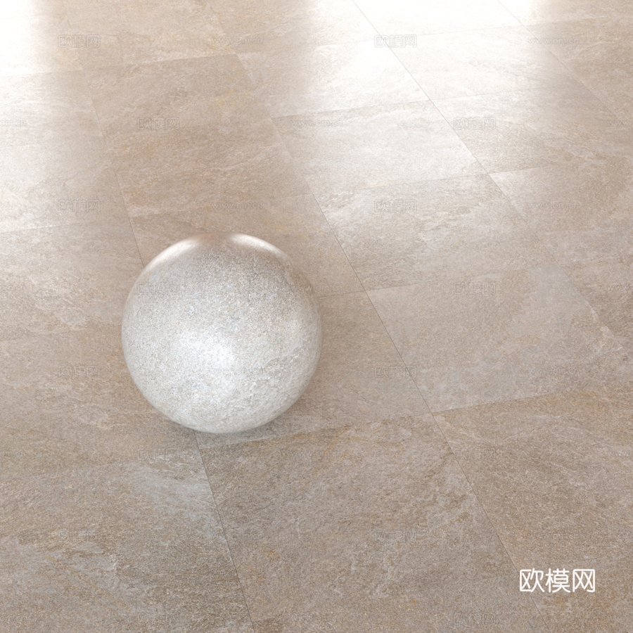 现代墙面3d模型下载（渲染图2）