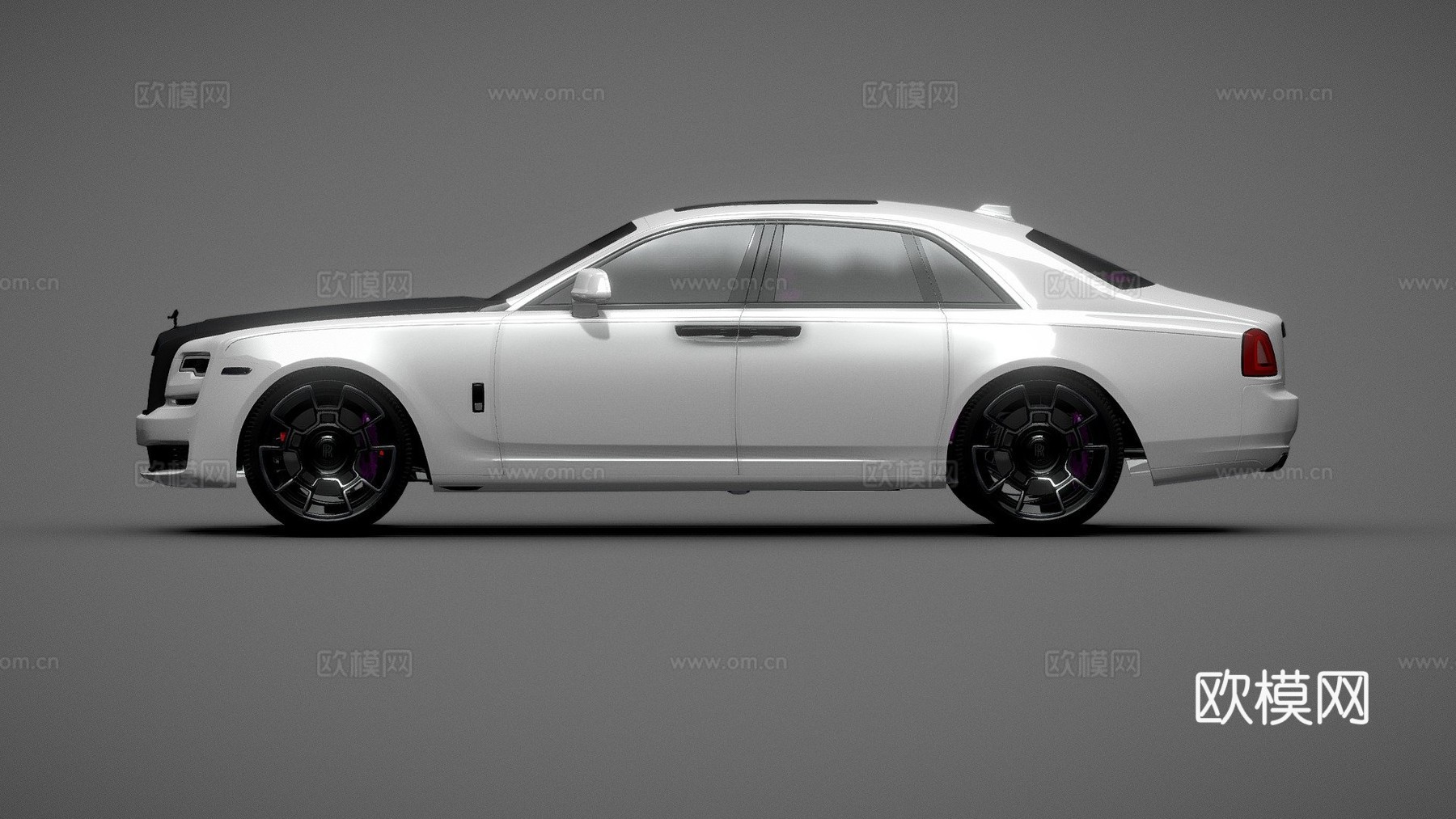 劳斯莱斯古思特3d模型下载（渲染图1）